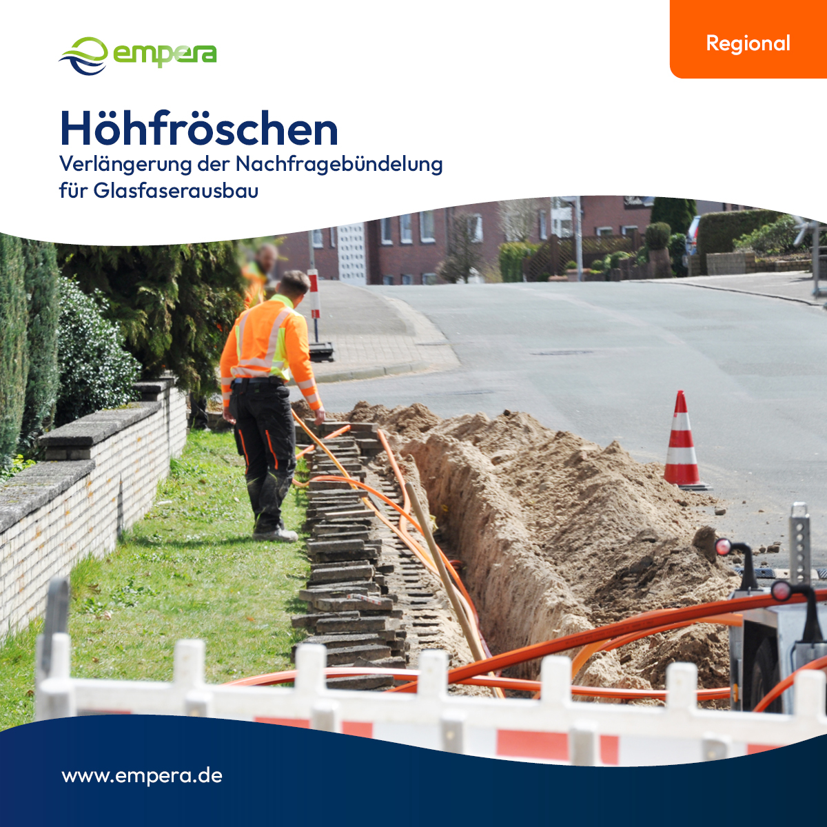 Höhfröschen - Verlängerung der Nachfragebündelung für den Glasfaserausbau